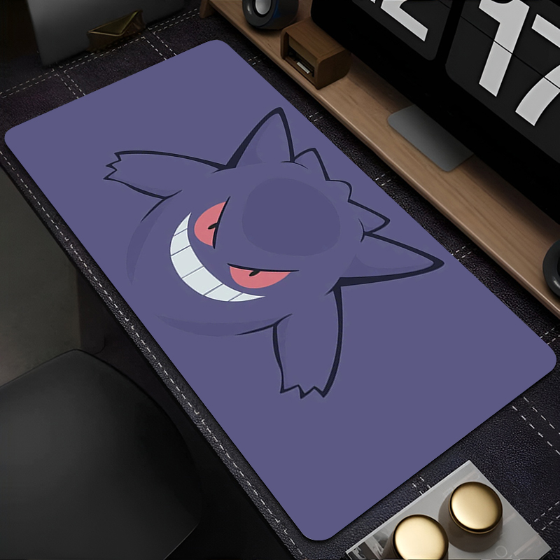 Esports Gaming Mouse Pad - ゴム製 PC マウスパッドポケモンゲンガーゲーマーゲーミングロックエッジマウスパッド E スポーツプレーヤーデスクキーボードマットオフィスコンピュータラップトップマット