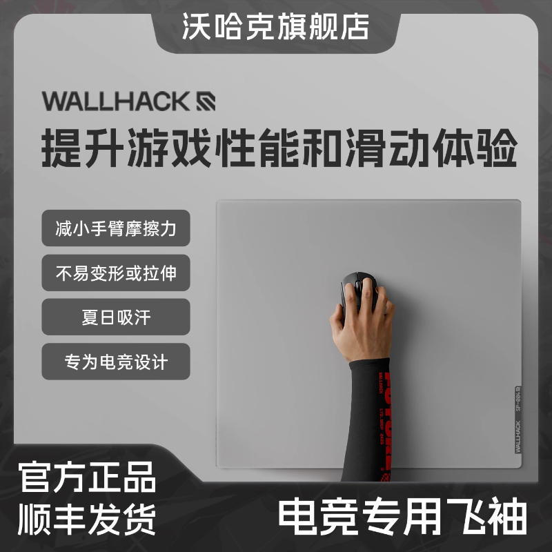 Esports Gaming Mouse Pad - Wallhack Esports 特定のフラッタースリーブ スカイパッド 3.0 ガラスマウスパッド