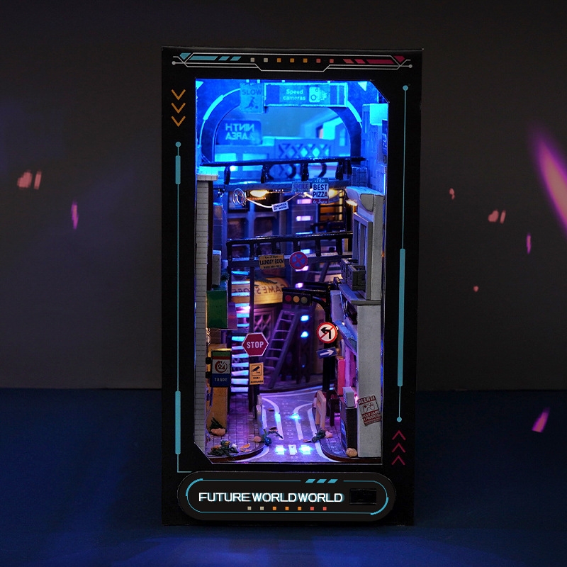 DIYミニチュアドールハウス サイバーパンク 3Dブックヌッ - Esports Gaming Trophy のレビューと価格
