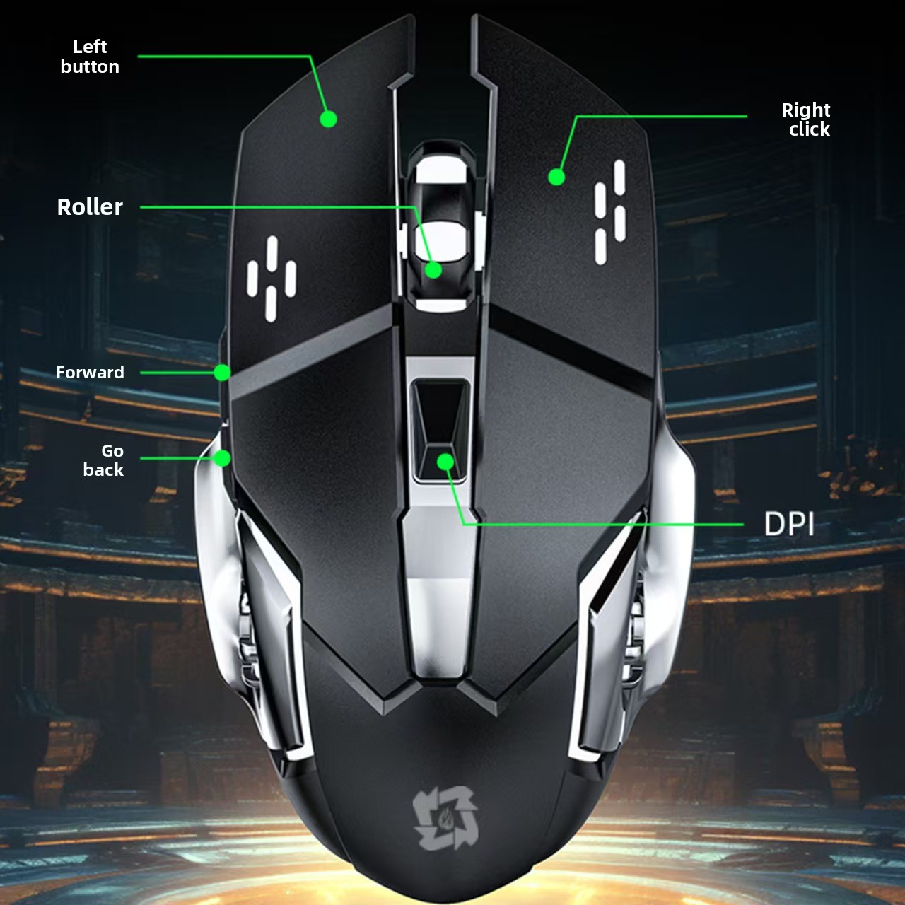 充電式ワイヤレスゲーミングマウス 2.4G & Blueto - Esports Gaming Mice のレビューと価格