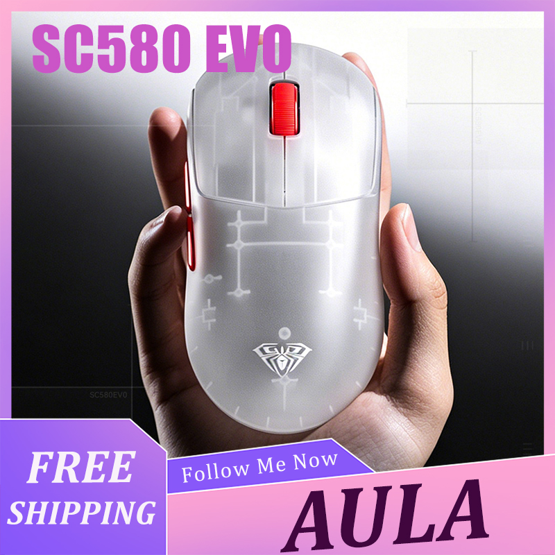 AULA SC580 EVO マウス 軽量ワイヤレス トライ - Esports Gaming Mice のレビューと価格