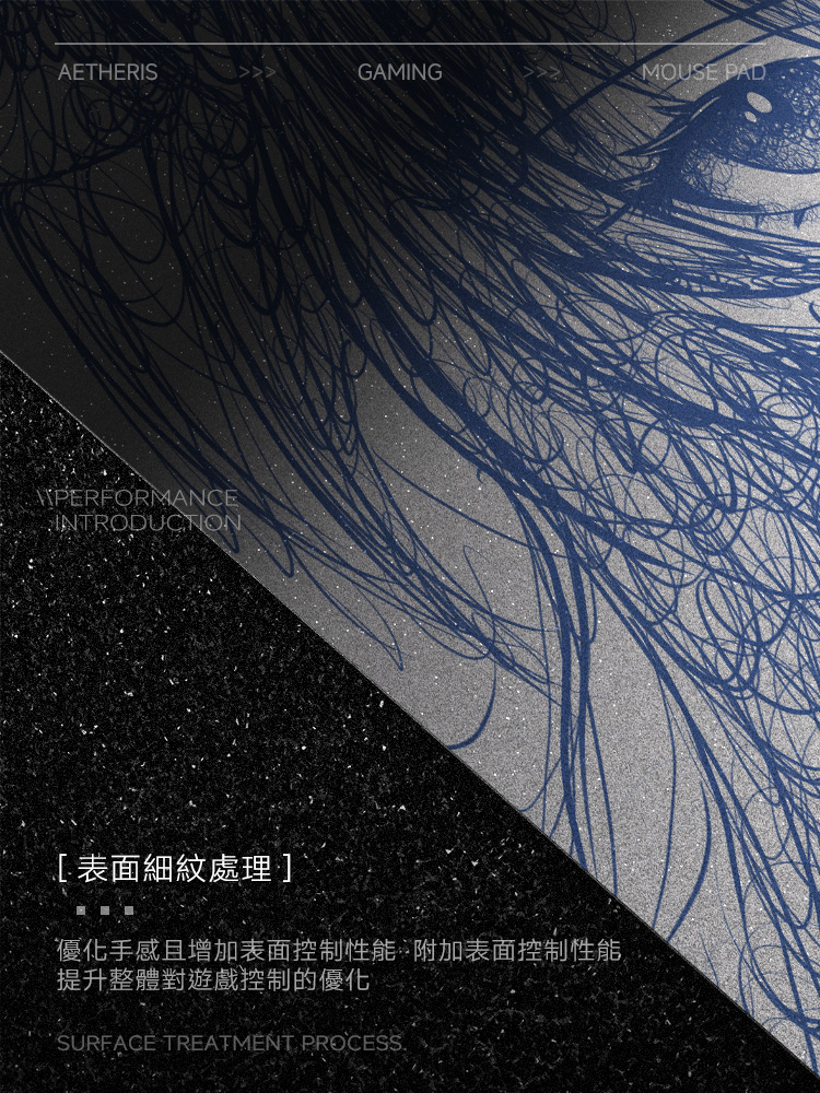 Aetheris Boundless 新しい樹脂マウスパッド - Esports Gaming Mouse Pad のレビューと価格